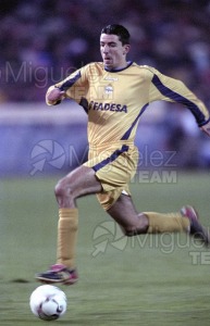 Partido de Liga 1ª División entre ATLÉTICO DE MADRID-DEPORTIVO DE LA CORUÑA, Madrid 2003.