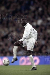 Partido de Liga 1ª División entre REAL MADRID-DEPORTIVO DE LA CORUÑA, Madrid 2003.