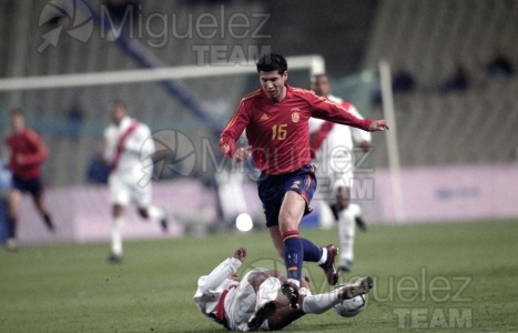 Partido amistoso Internacional entre ESPAÑA-PERU, Barcelona 2004.