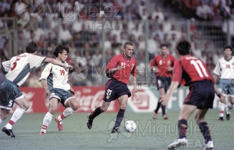 Partido Copa del Mundo Francia 1998, Primera fase, entre ESPAÑA-BULGARIA .