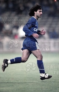 Partido de la Copa del Rey entre Real Madrid-Tenerife (Madrid) 1994.