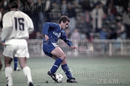 Partido de la Copa del Rey entre Real Madrid-Tenerife (Madrid) 1994.