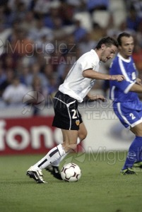 Partido de Liga 1ª División entre VALENCIA-RECREATIVO DE HUELVA, Valencia 2002.