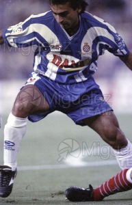 Final de la COPA DEL REY, celebrada entre el ESPANYOL-ATLÉTICO DE MADRID en el estadio de Mestalla de Valencia. 2000