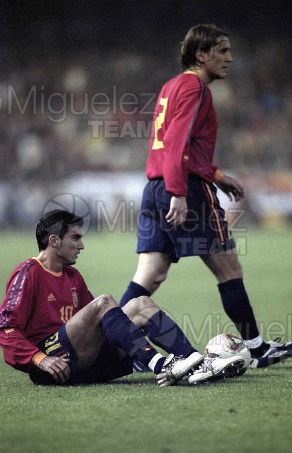 Partido Internacional de Clasificación para la Eurocopa de Portugal 2004 entre ESPAÑA-NORUEGA, Valencia 2003.