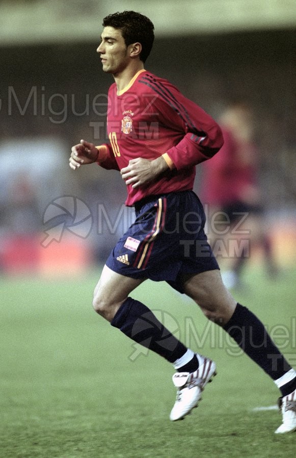 Partido Internacional de Clasificación para la Eurocopa de Portugal 2004 entre ESPAÑA-NORUEGA, Valencia 2003.