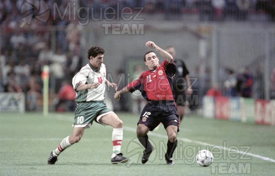 Partido Copa del Mundo Francia 1998, Primera fase, entre ESPAÑA-BULGARIA .
