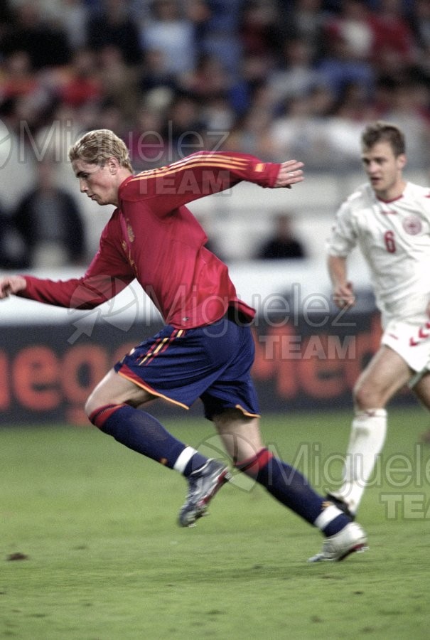 Partido amistoso entre ESPAÑA-DINAMARCA, Gijón 2004.