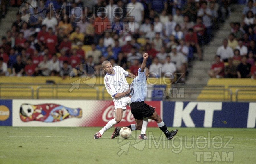 Copa del Mundo JAPON/COREA DEL SUR-2002. Partido entre FRANCIA-URUGUAY, Busan (Corea del Sur) 2002.