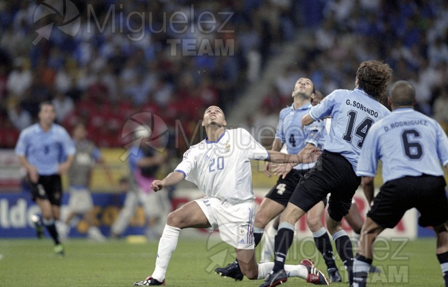 Copa del Mundo JAPON/COREA DEL SUR-2002. Partido entre FRANCIA-URUGUAY, Busan (Corea del Sur) 2002.