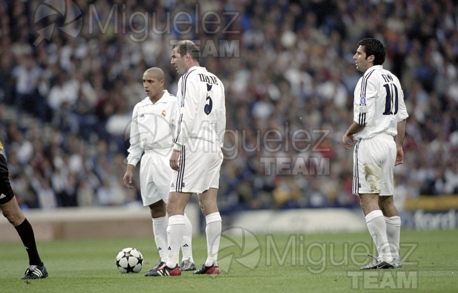 FINAL LIGA DE CAMPEONES (CHAMPIONS LEAGUE) entre REAL MADRID-BAYERN LEVERKUSEN, Glasgow (Escocia) 2002.