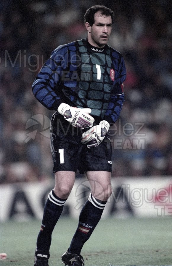 Partido amistoso entre ESPAÑA-CROACIA, en el Campo Luis Casanova de Valencia. 1994