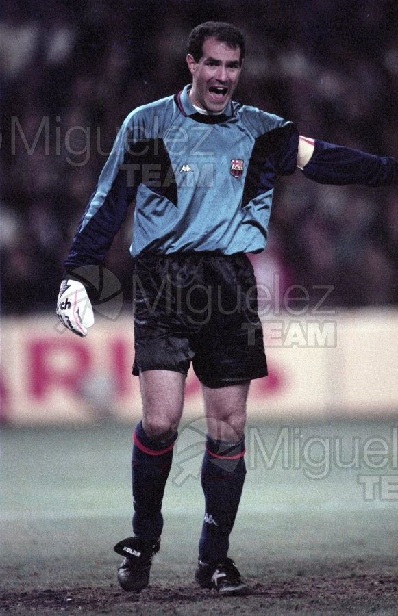 Partido de Liga 1ª División entre REAL MADRID-BARCELONA en el Campo del Madrid. 1993