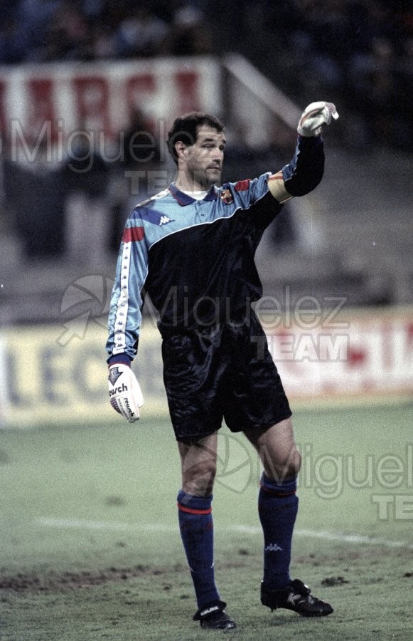 Partido de Liga 1ª División entre REAL MADRID-BARCELONA en el Campo del Madrid. 1993