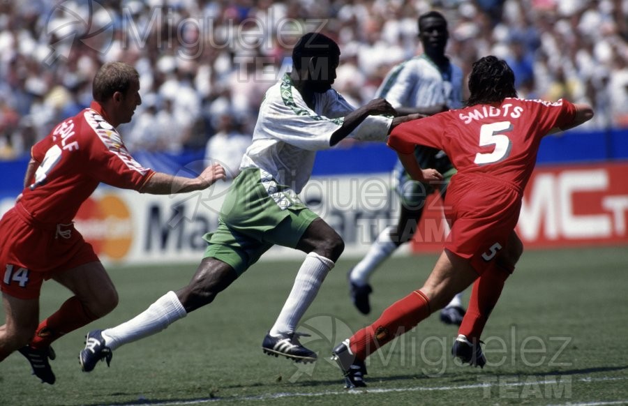 MUNDIAL COPA DEL MUNDO USA 1994; Partido 1ª Fase entre BÉLGICA-ARABIA SAUDI en el estadio R.F.K de WASHINGTON. 1994