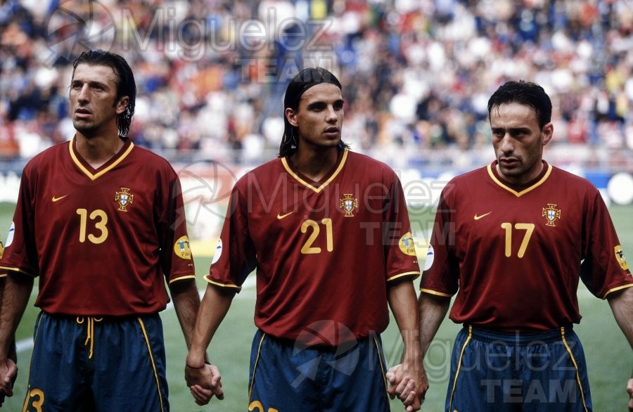 EUROCOPA-2000, celebrada en Bélgica-Paises Bajos. Partido entre TURQUIA-PORTUGAL, celebrado en el estadio Amsterdam Arena de Amsterdam (Holanda). 2000