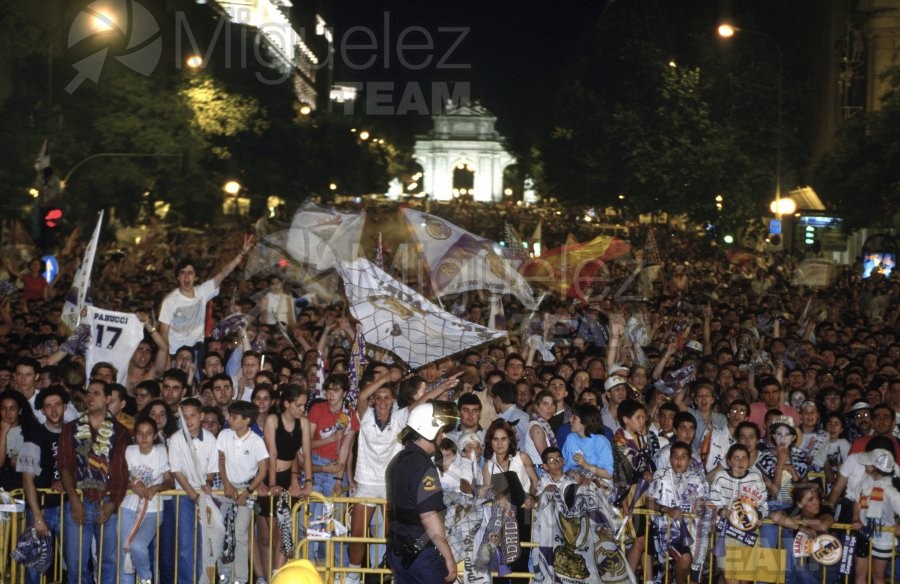 Celebracion del REAL MADRID, por la consecucion del Campeonato de Liga 1996-1997 (Madrid) 1997