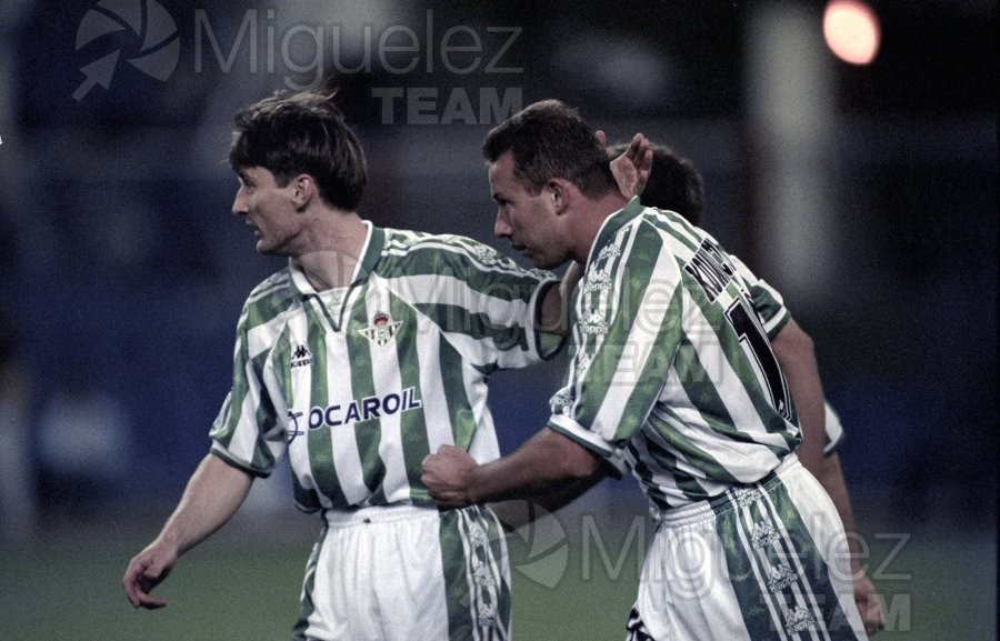 Final de la Copa del Rey entre BARCELONA-REAL BETIS en el estadio Santiago Bernabéu de Madrid. 1997 