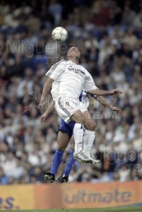 Partido de Liga 1ª División entre REAL MADRID-ESPANYOL, Madrid 2003.