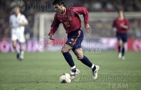 Partido Internacional de Clasificación para la Eurocopa de Portugal 2004 entre ESPAÑA-NORUEGA, Valencia 2003.