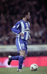 Partido de Liga 1ª División entre REAL MADRID-DEPORTIVO DE LA CORUÑA, Madrid 2003.