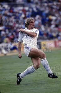 Partido de Liga Primera División Real Madrid-Sevilla Temporada 1988-1989.