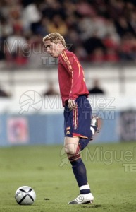 Partido amistoso entre ESPAÑA-DINAMARCA, Gijón 2004.