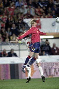 Partido amistoso entre ESPAÑA-DINAMARCA, Gijón 2004.