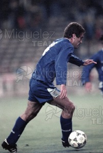 Partido de la Copa del Rey entre Real Madrid-Tenerife (Madrid) 1994.