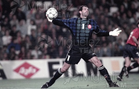 Partido amistoso entre ESPAÑA-CROACIA, en el Campo Luis Casanova de Valencia. 1994