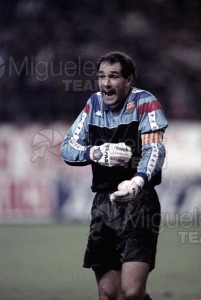 Final de la SUPERCOPA partido entre el ATLÉTICO DE MADRID-BARCELONA en el Vicente Calderón (Madrid) 1992