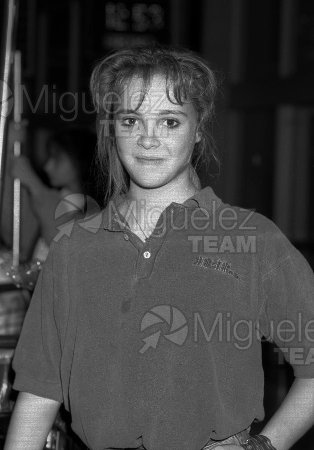 Regreso de la expedición de Gimnasia a los JJOO de Seúl-1988. Aeropuerto de Barajas (Madrid).