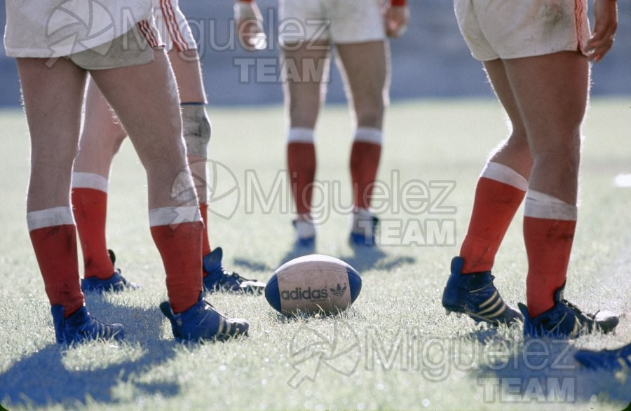 Partido internacional de Rugby entre HOLANDA - POLONIA (Madrid) 1989.