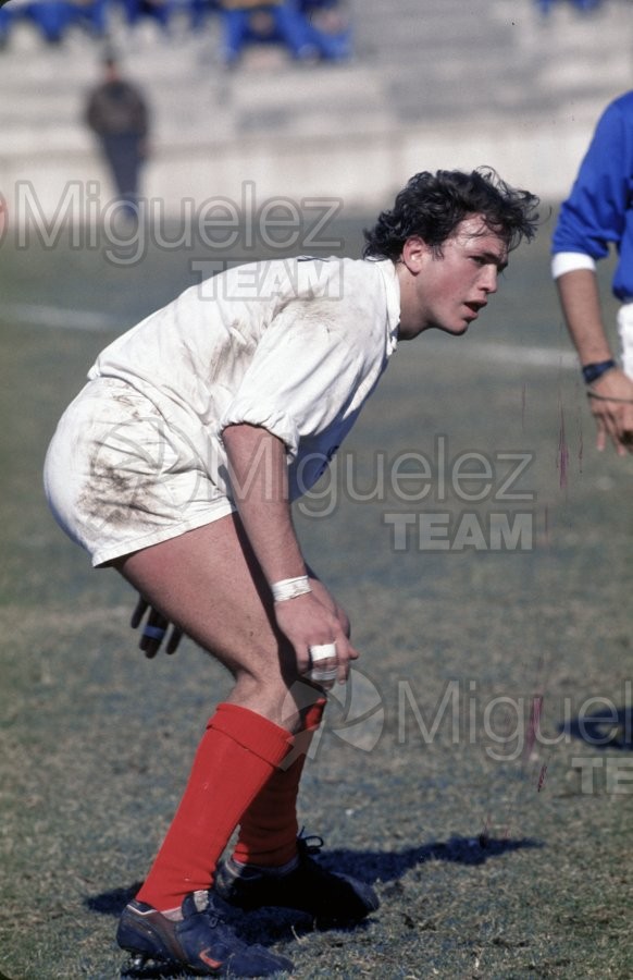 Partido de Rugby, Liga Nacional División de Honor. Equipos Arquitectura - RC Cornella (Madrid) 1988.