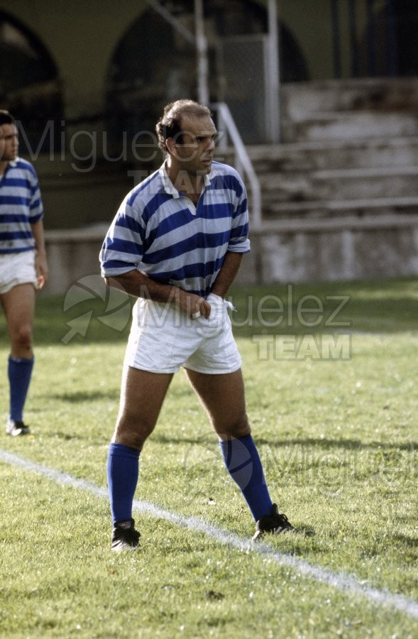 Partido de Rugby, Liga Nacional División de Honor. Equipos Cisneros - Ciencias de Sevilla (Madrid) 1988.