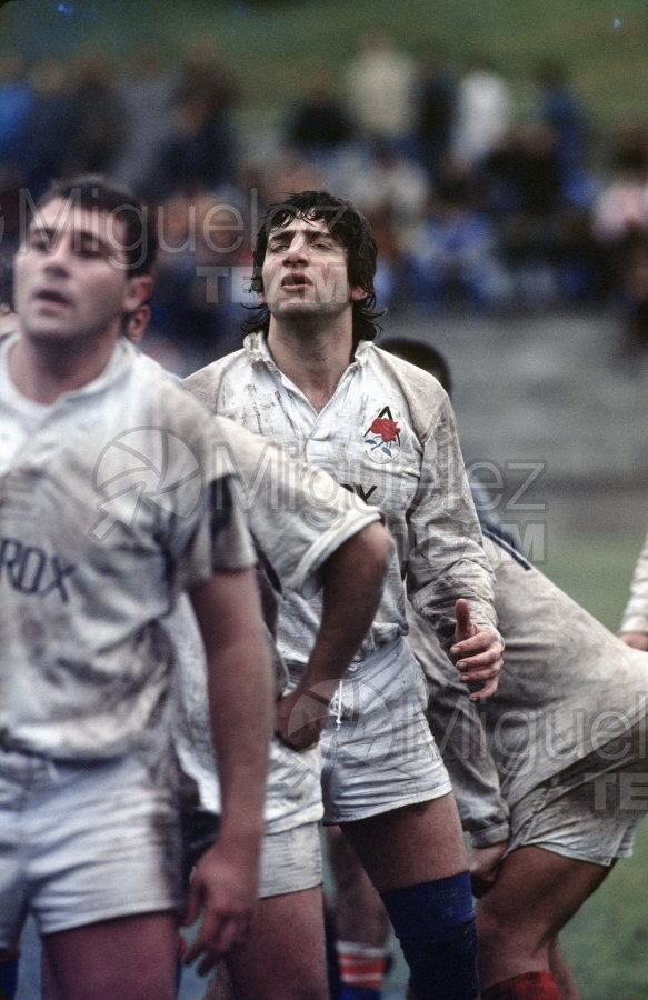 Partido de Rugby, Liga Nacional División de Honor. Equipos Arquitectura - Olímpico (Madrid) 1988.