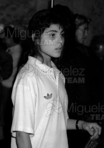 Regreso de la expedición de Gimnasia a los JJOO de Seúl-1988. Aeropuerto de Barajas (Madrid).