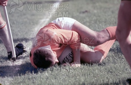 Partido internacional de Rugby entre HOLANDA - BELGICA  (Madrid) 1989.