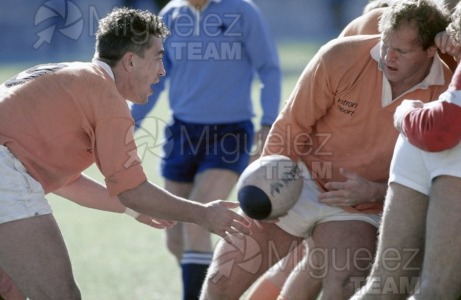 Partido internacional de Rugby entre HOLANDA - POLONIA (Madrid) 1989.