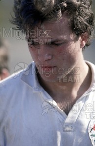 Partido de Rugby, Liga Nacional División de Honor. Equipos Arquitectura - RC Cornella (Madrid) 1988.