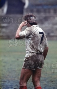 Partido de Rugby, Liga Nacional División de Honor. Equipos Arquitectura - Olímpico (Madrid) 1988.