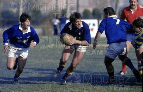 Equipo de Rugby de la Santboiana ONCE (Madrid) 1989.