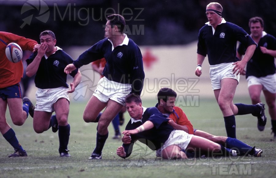 Encuentro Internacional valedero para el Campeonato de Europa entre ESPAÑA-ESCOCIA (Madrid) 1995. 