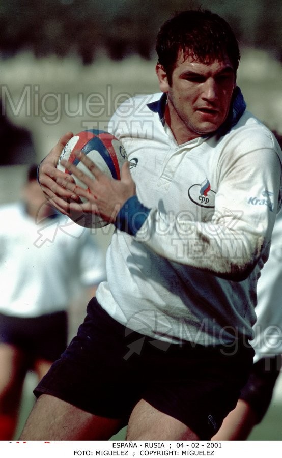Partido Internacional del Torneo 6 NACIONES B entre España-Rusia (Madrid) 2000.