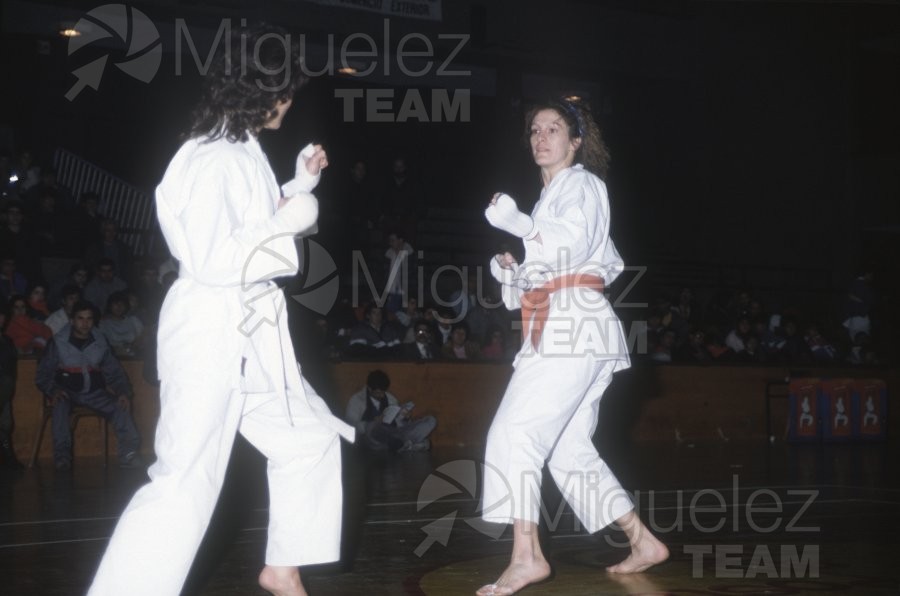 Campeonato de España de Karate Junior y mujeres (Madrid) 1987.