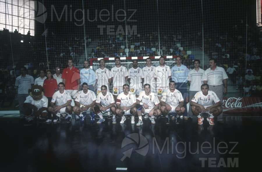 Partido de Liga ASOBAL entre CIUDAD REAL y otro en su pabellón de CIUDAD REAL. 2003