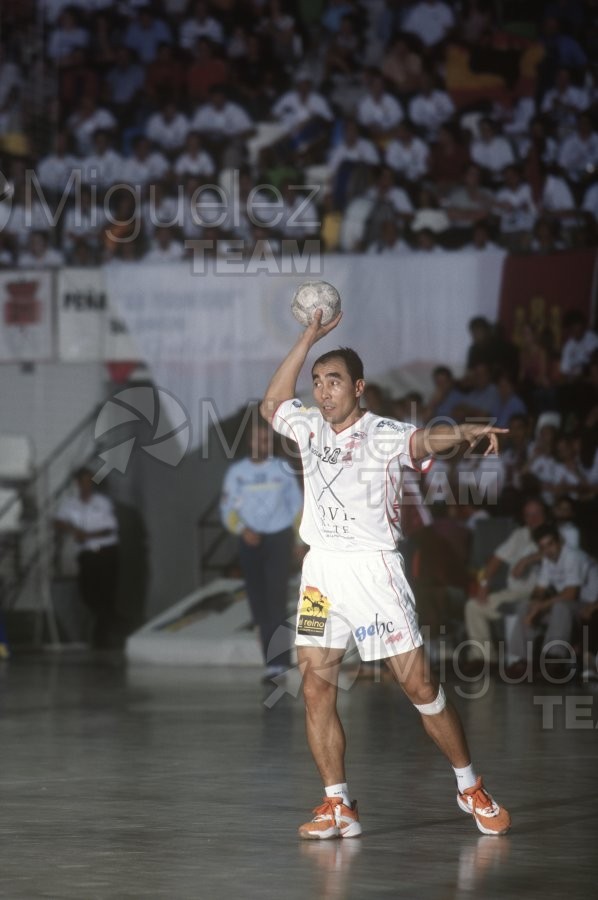 Partido de Liga ASOBAL entre CIUDAD REAL y otro en su pabellón de CIUDAD REAL. 2003