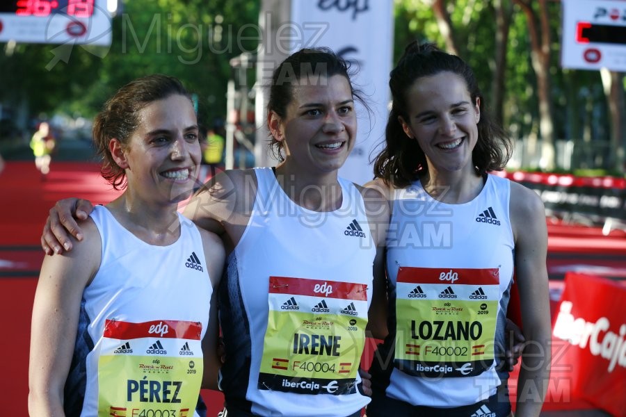 EDP Rock 'N' Roll Madrid Maraton, Medio Maraton y 10 km. Maraton Popular de Madrid. 27-04-2019.
Carrera de 10 km. MAPOMA 2019.