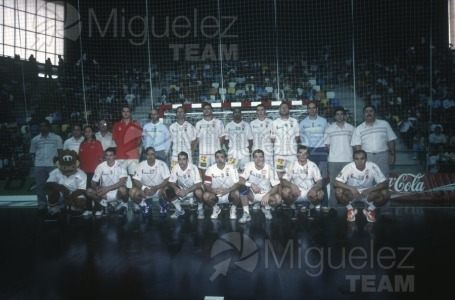 Partido de Liga ASOBAL entre CIUDAD REAL y otro en su pabellón de CIUDAD REAL. 2003