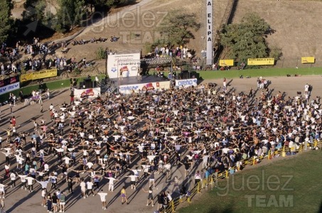 Maratón Popular de aeróbic en el polideportivo Municipal de La Elipa (Madrid). 1996